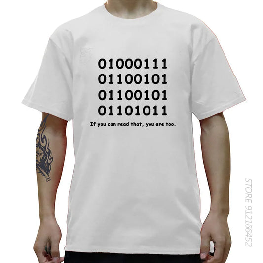 Binary Code Geek Tee