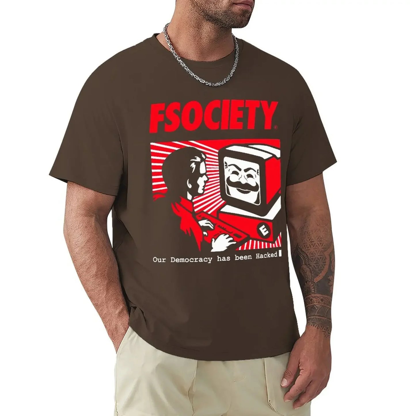 Vintage FSociety Hacker Tee