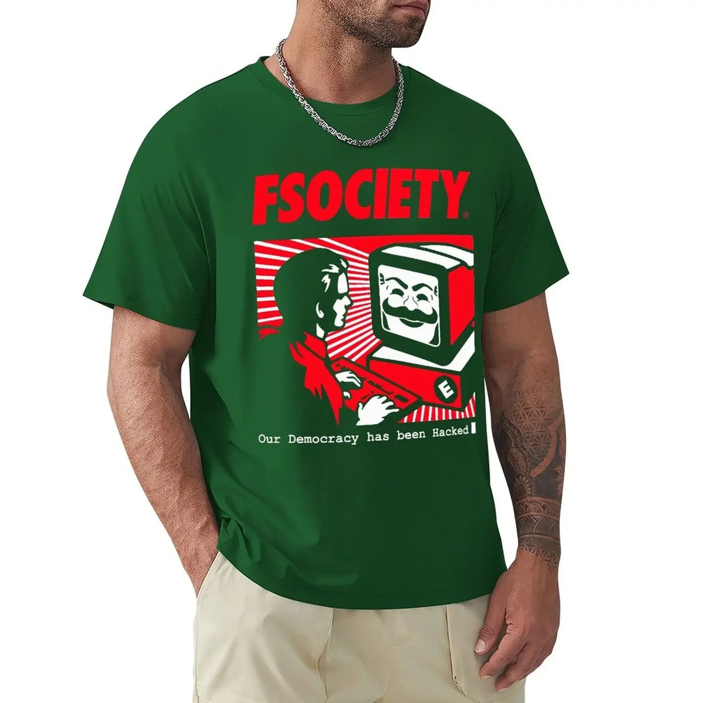Vintage FSociety Hacker Tee