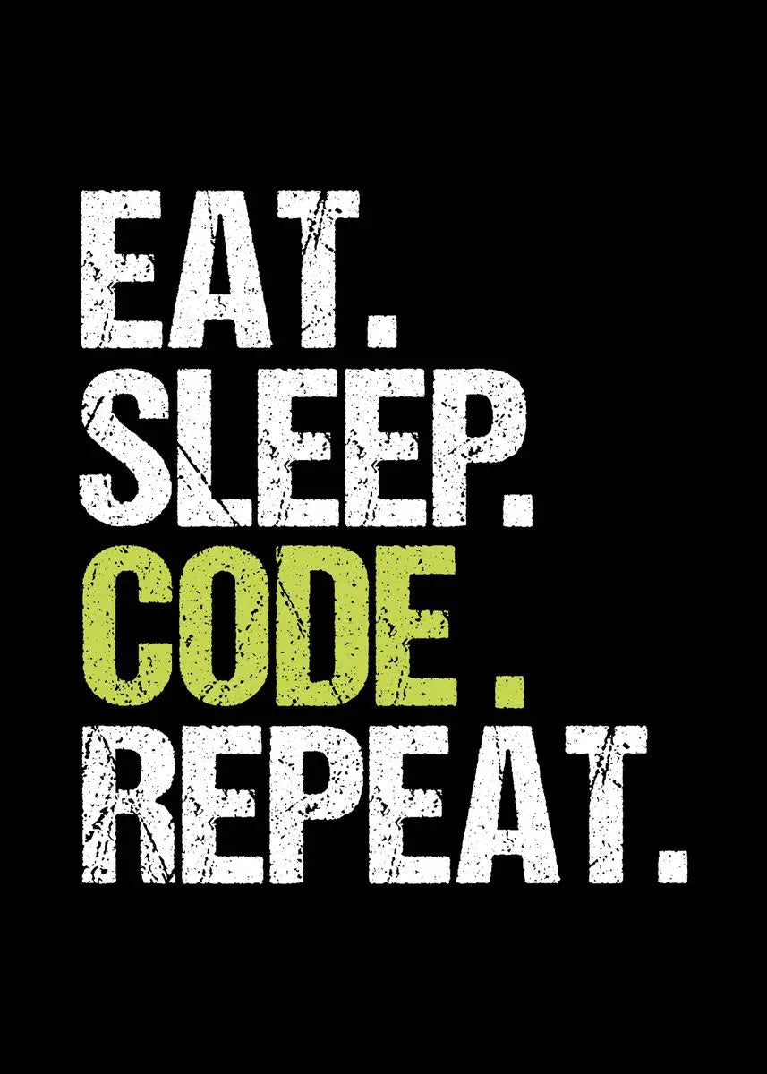 "Code Life Series" – Programmer Canvas Wall Art Collection