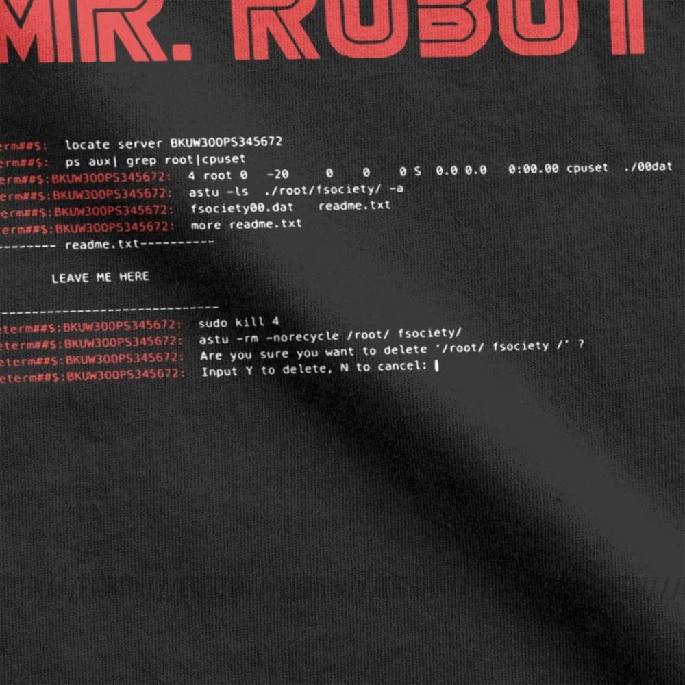 Fsociety00.dat Hacker Tee