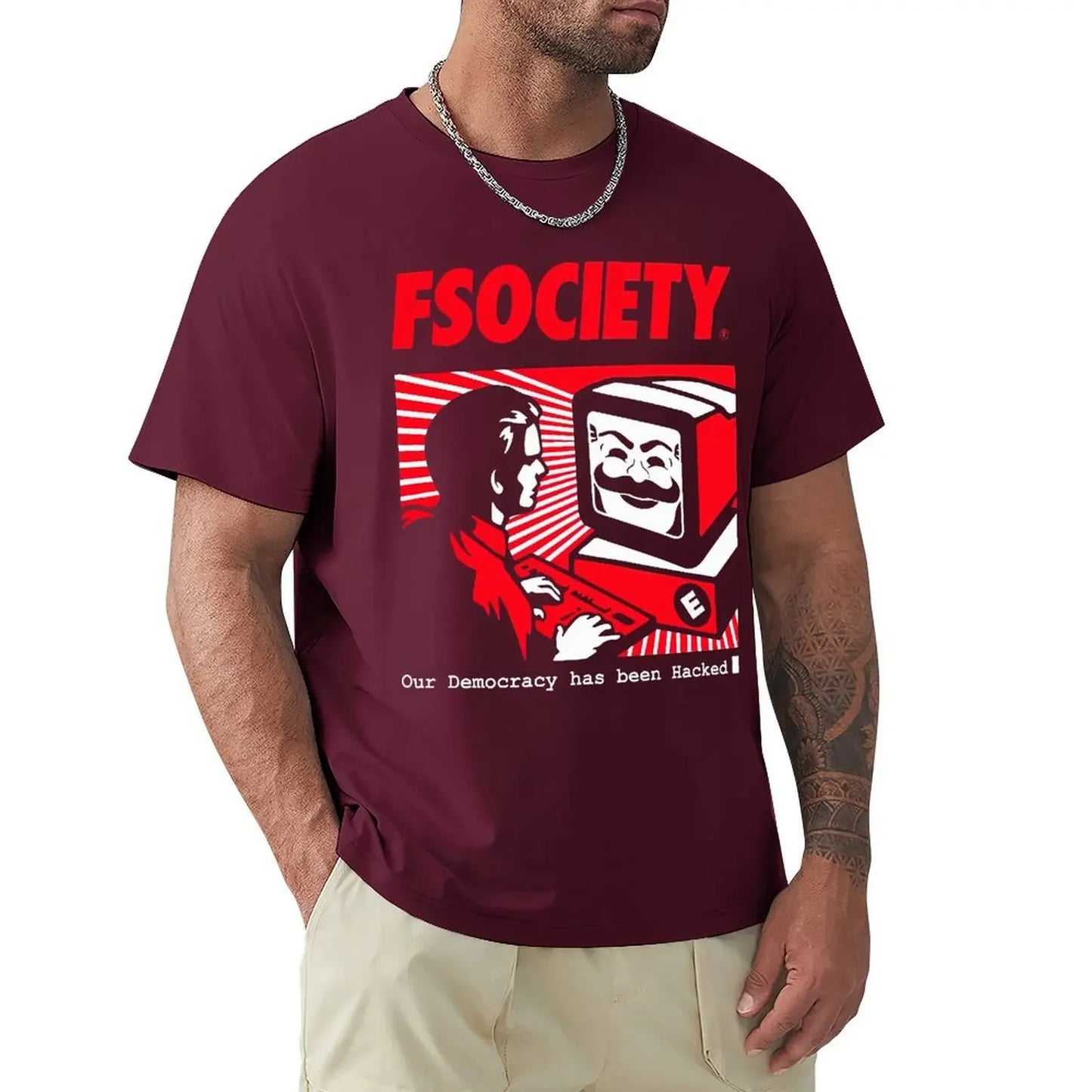 Vintage FSociety Hacker Tee