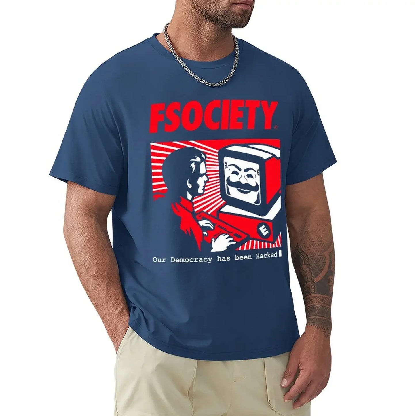 Vintage FSociety Hacker Tee