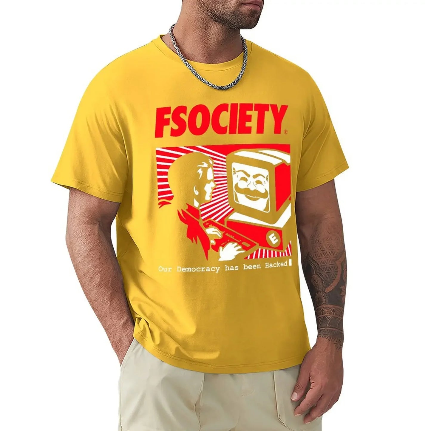 Vintage FSociety Hacker Tee