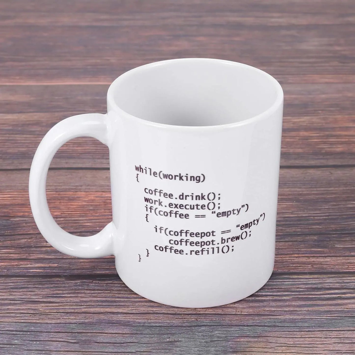 Coffee. Code. Repeat. – Developer Logic Mug