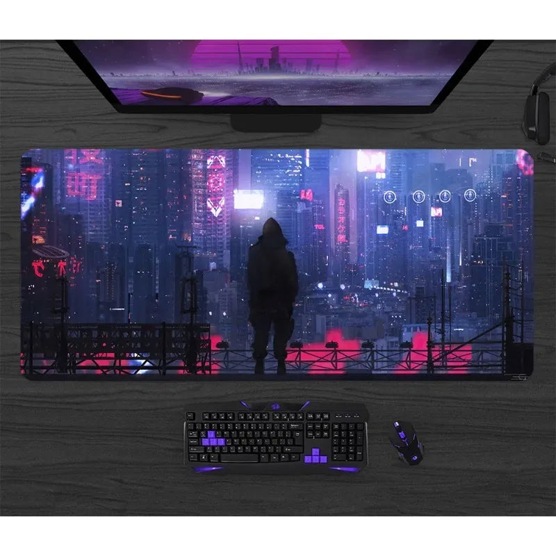 Cyberpunk Gaming Mouse Pad