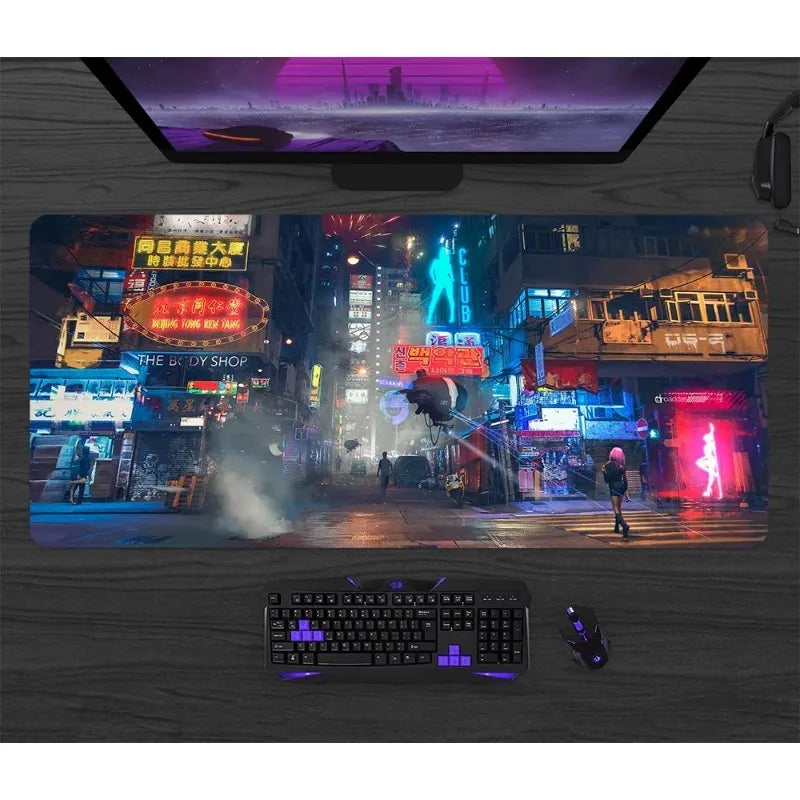 Cyberpunk Gaming Mouse Pad