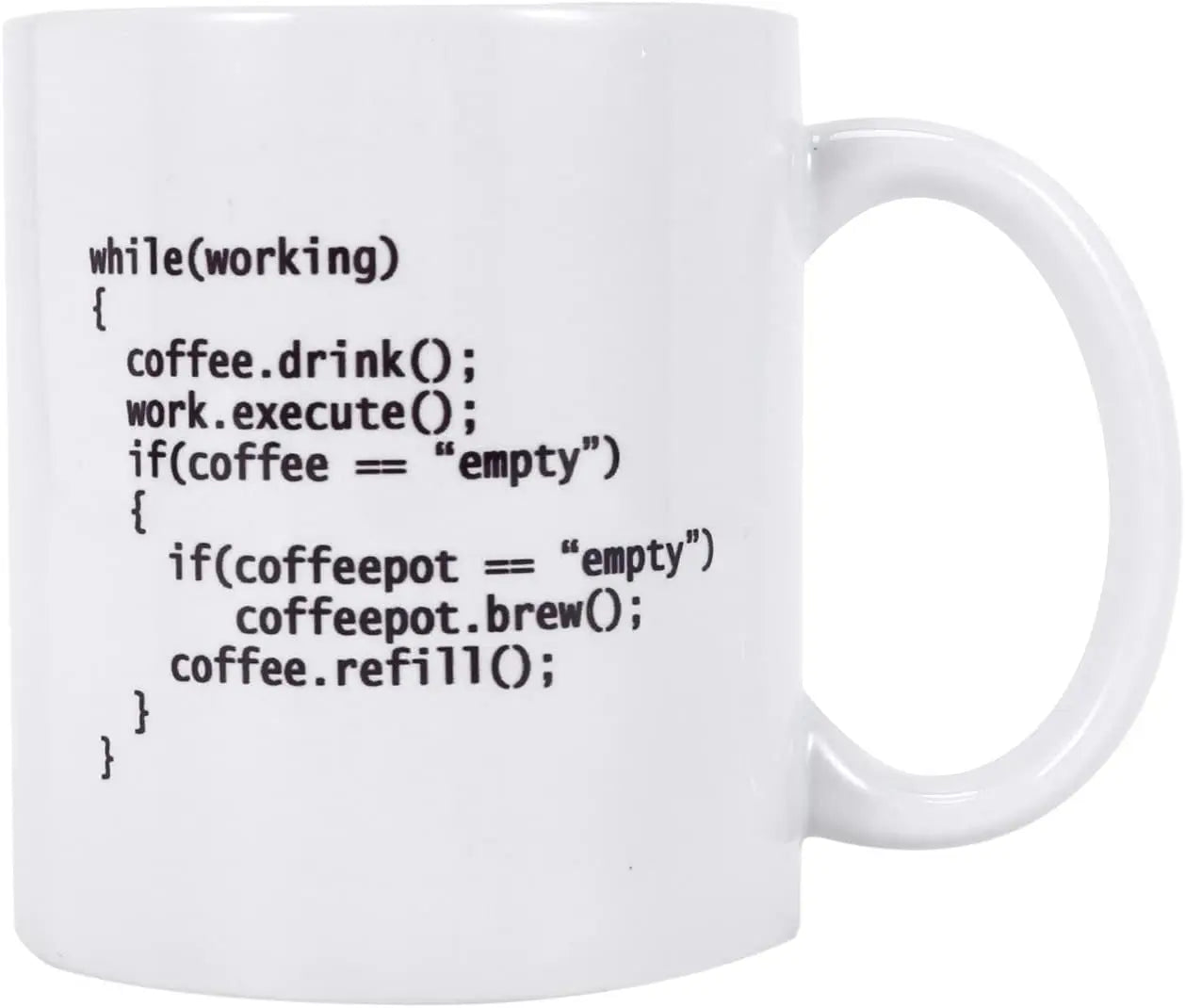 Coffee. Code. Repeat. – Developer Logic Mug