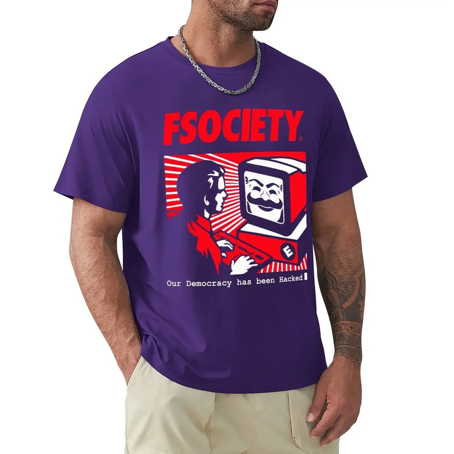 Vintage FSociety Hacker Tee