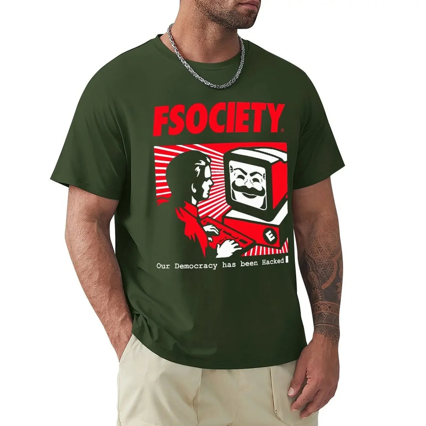 Vintage FSociety Hacker Tee