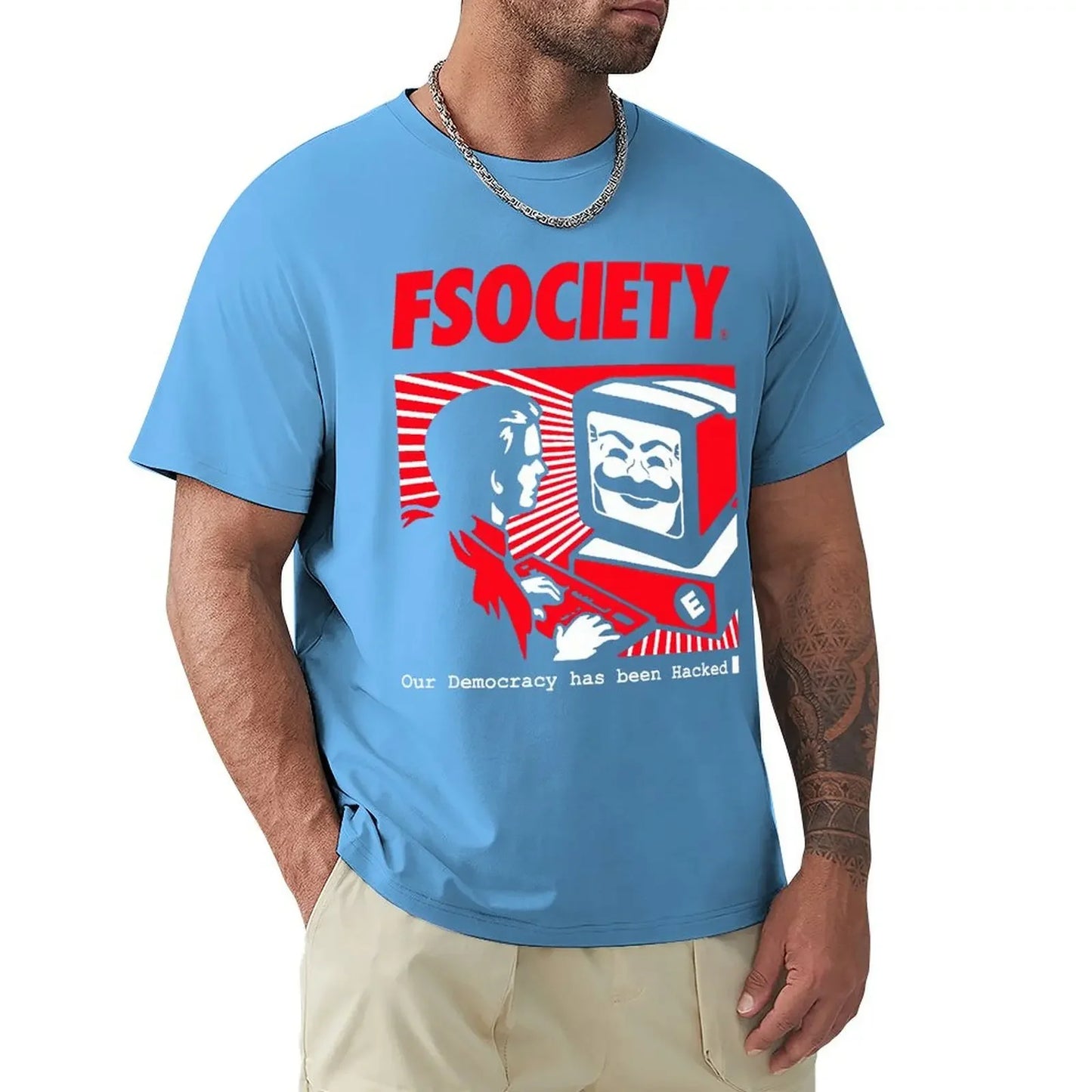 Vintage FSociety Hacker Tee