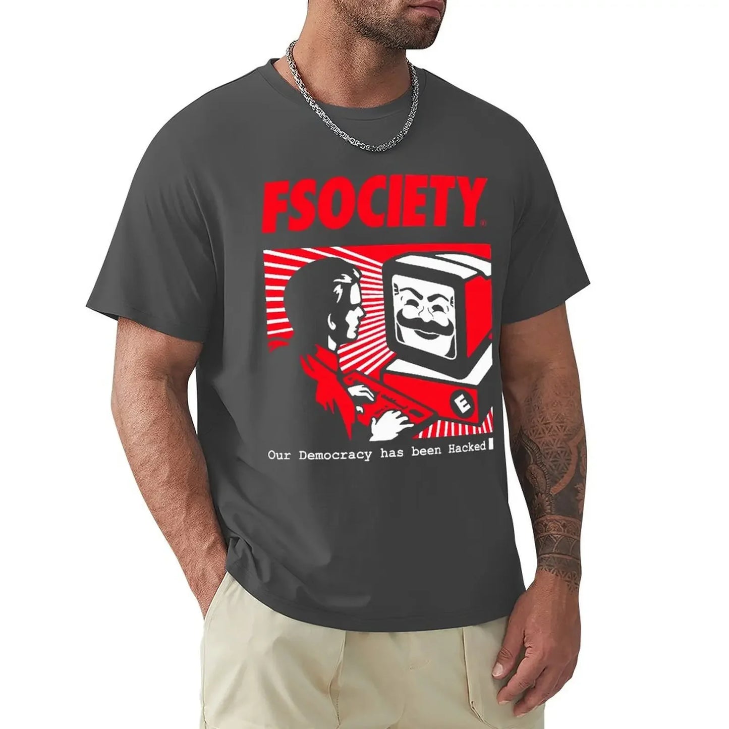 Vintage FSociety Hacker Tee