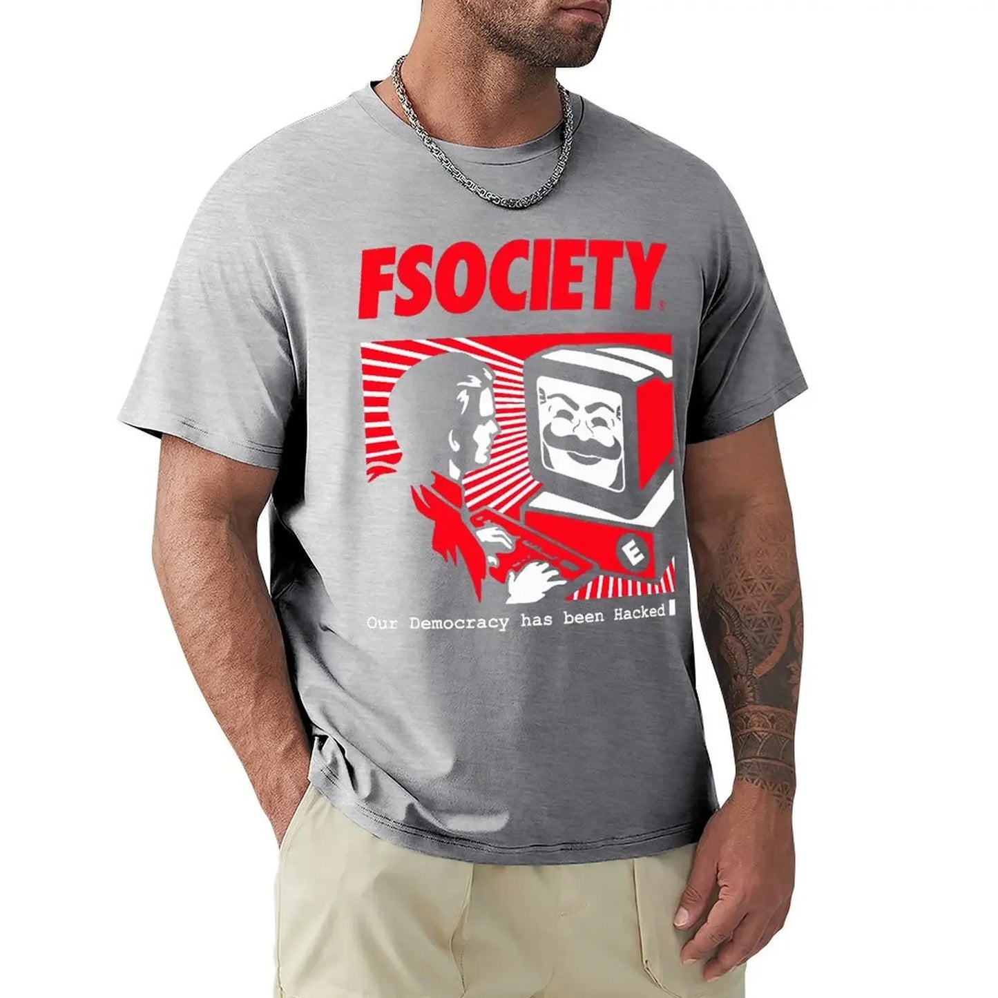 Vintage FSociety Hacker Tee