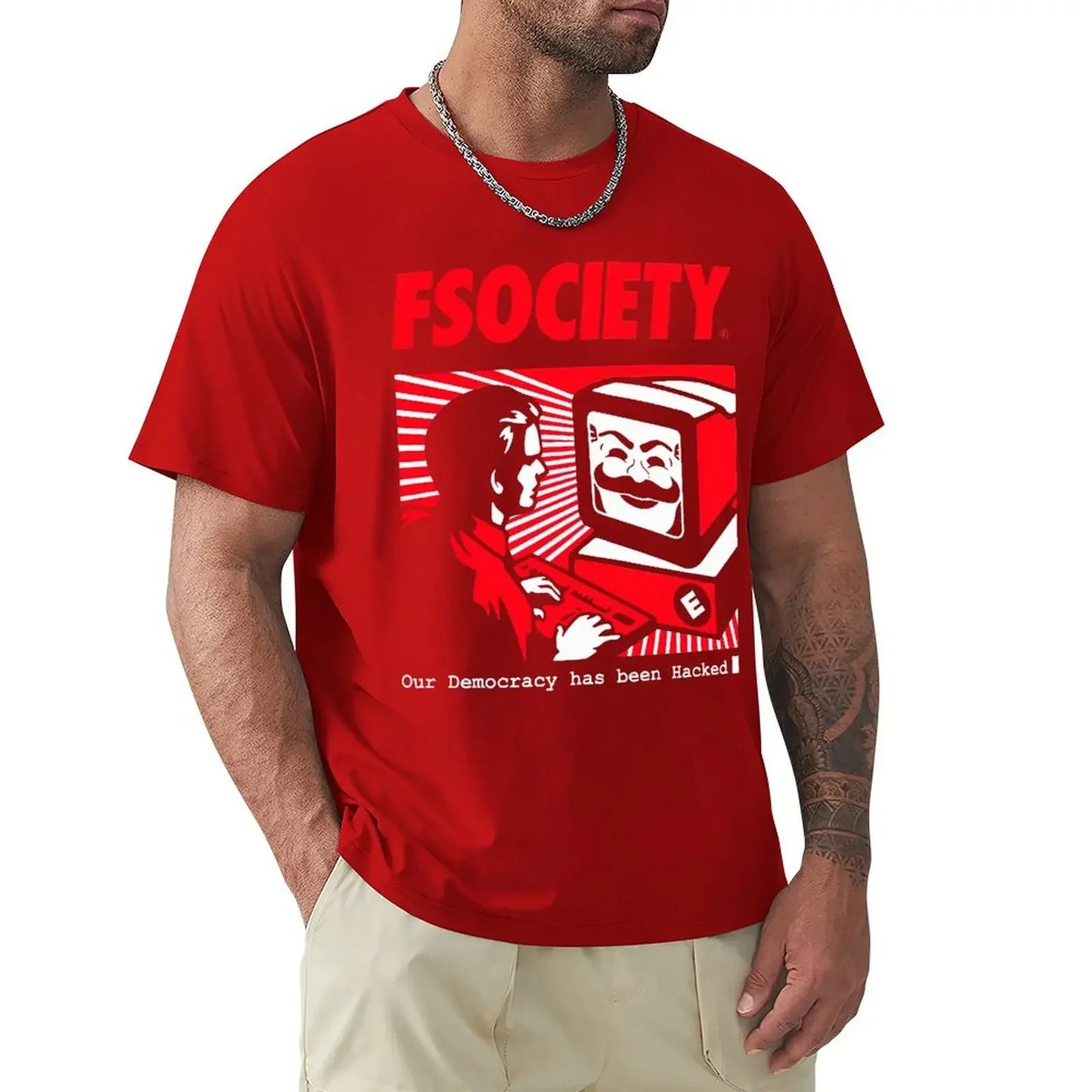 Vintage FSociety Hacker Tee