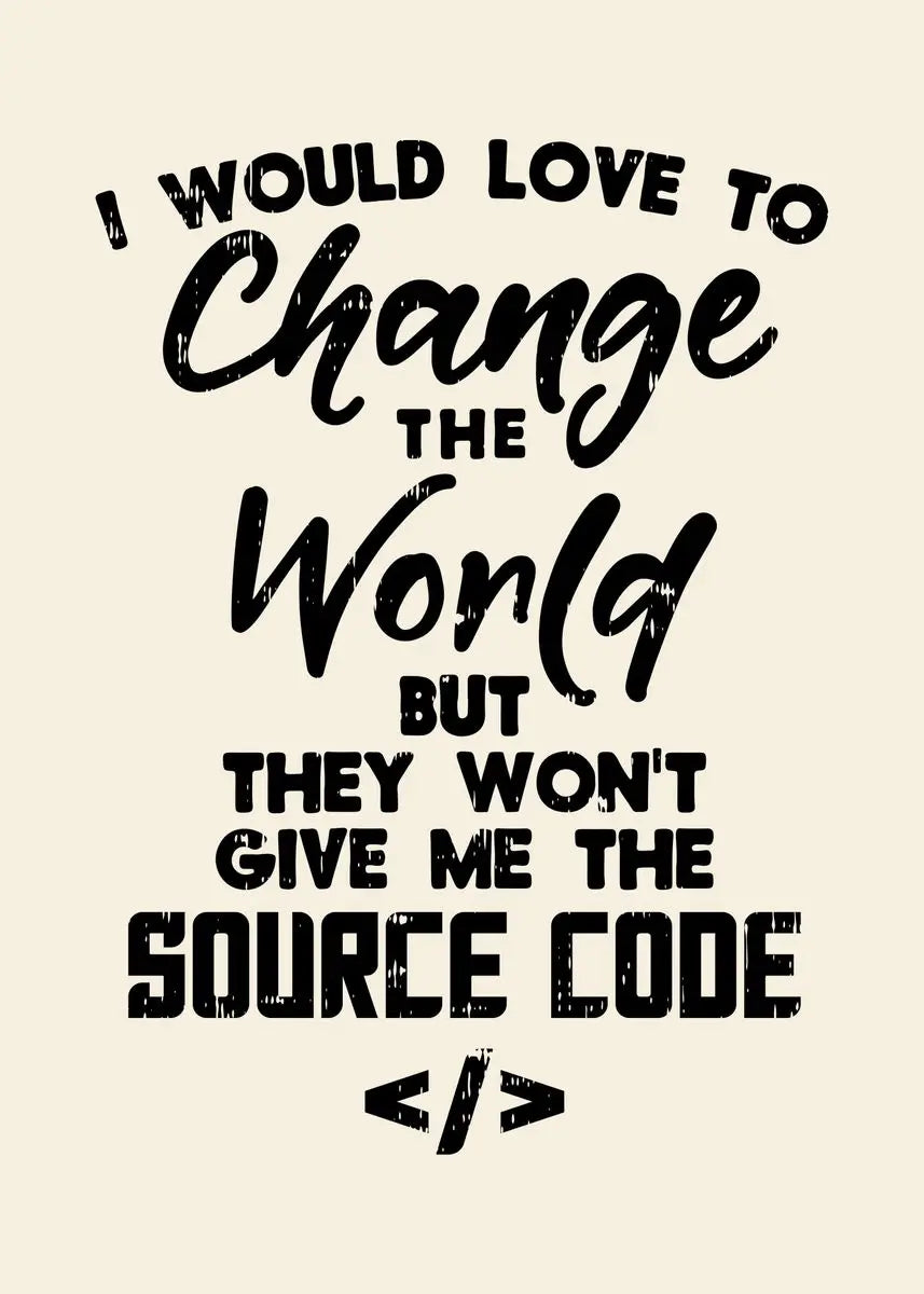 "Code Life Series" – Programmer Canvas Wall Art Collection