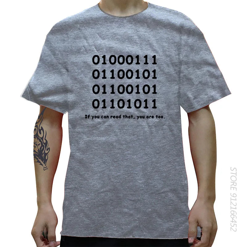 Binary Code Geek Tee