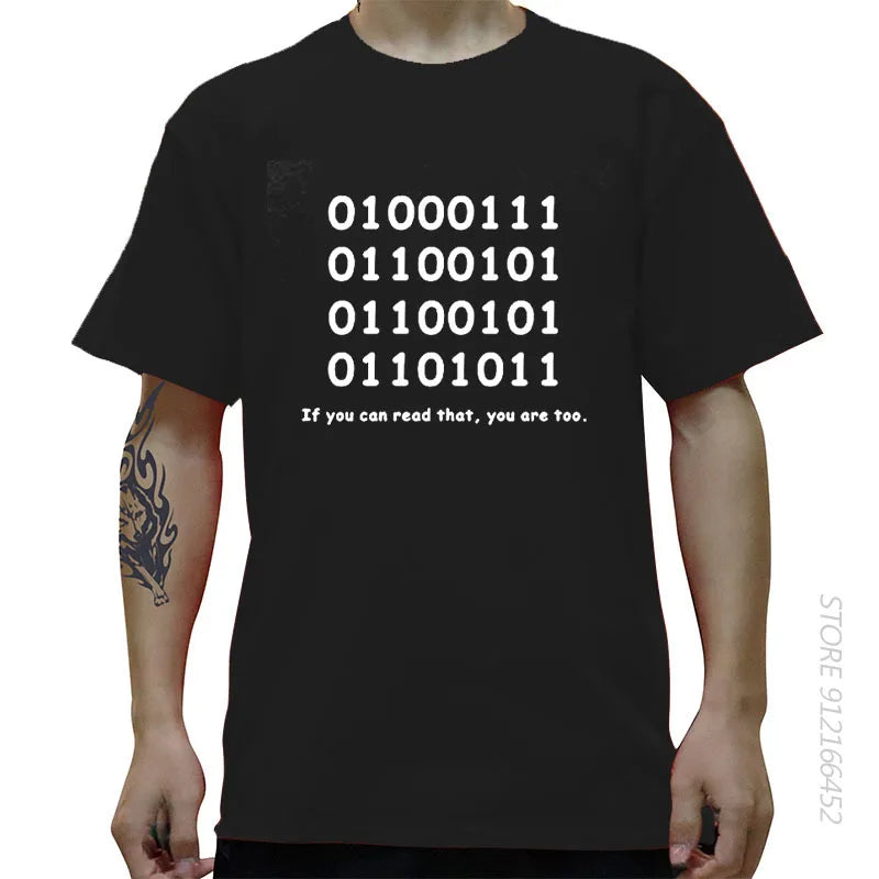 Binary Code Geek Tee