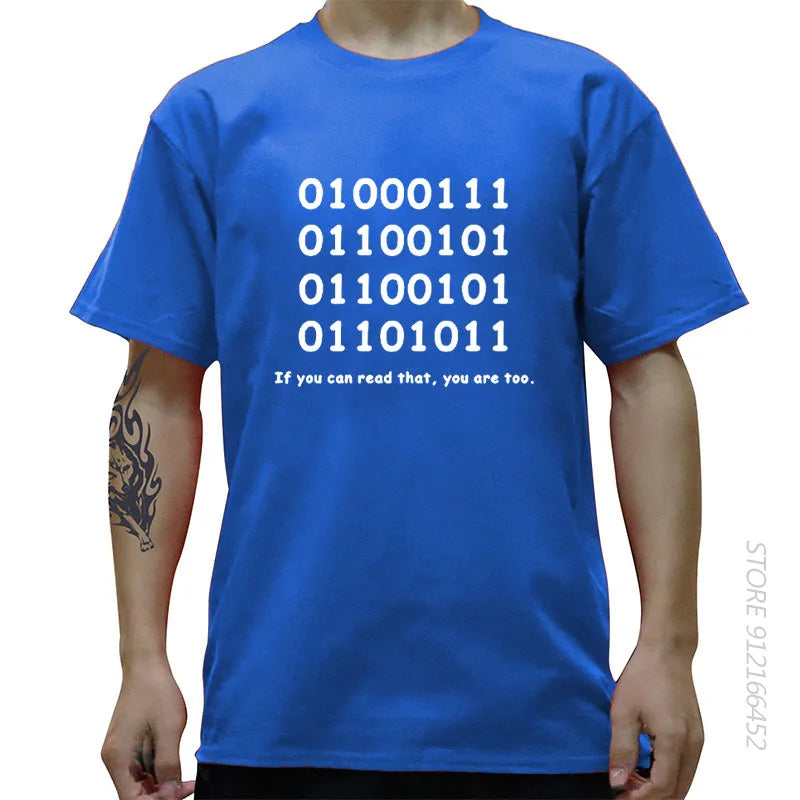 Binary Code Geek Tee