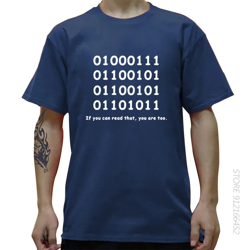 Binary Code Geek Tee