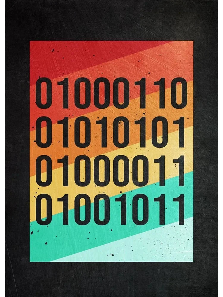 Abstract Hacker Code Canvas