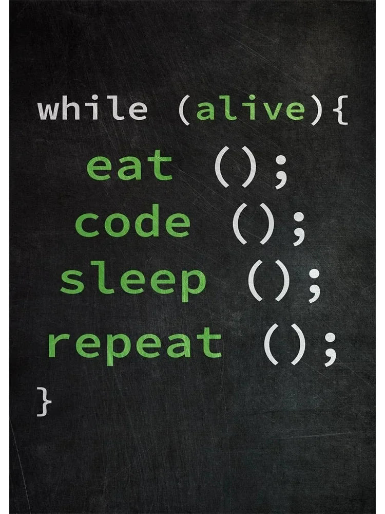 Abstract Hacker Code Canvas