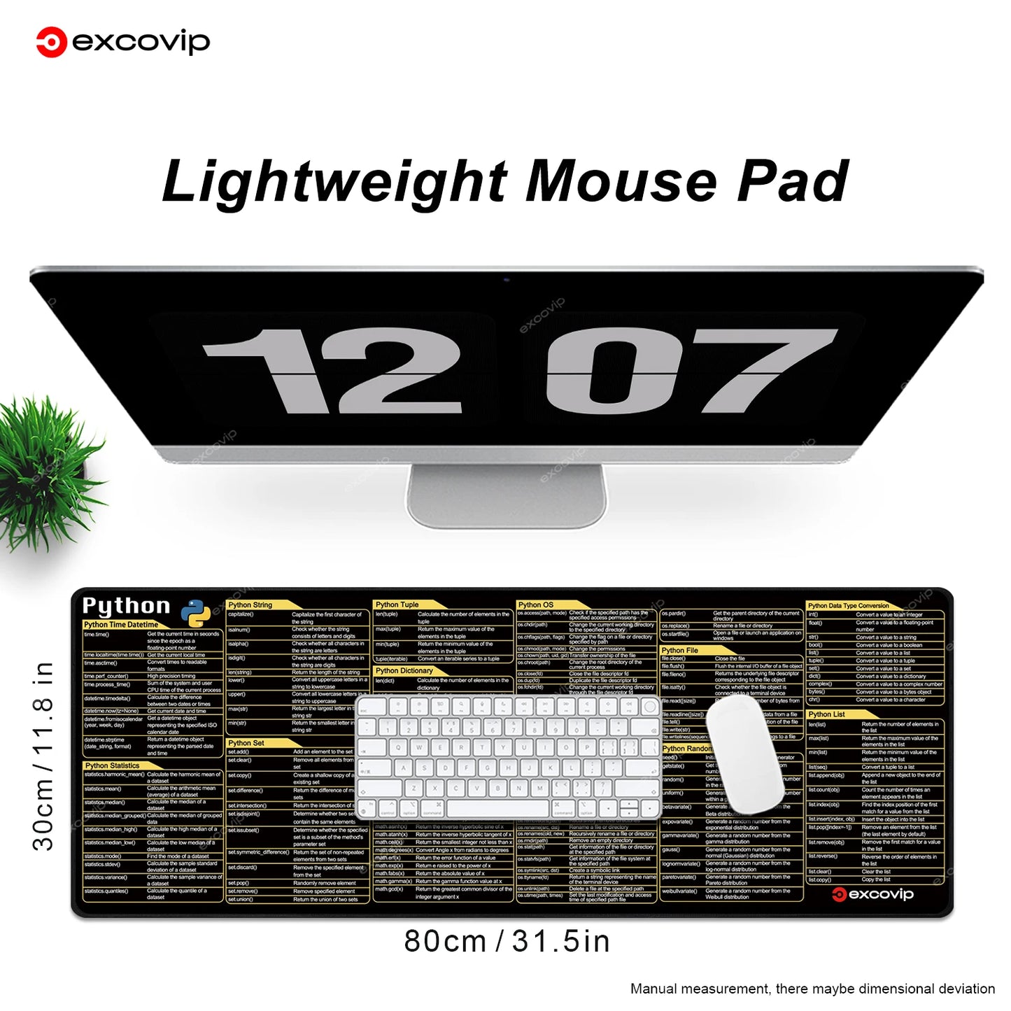 Python Shortcut Mouse Pad