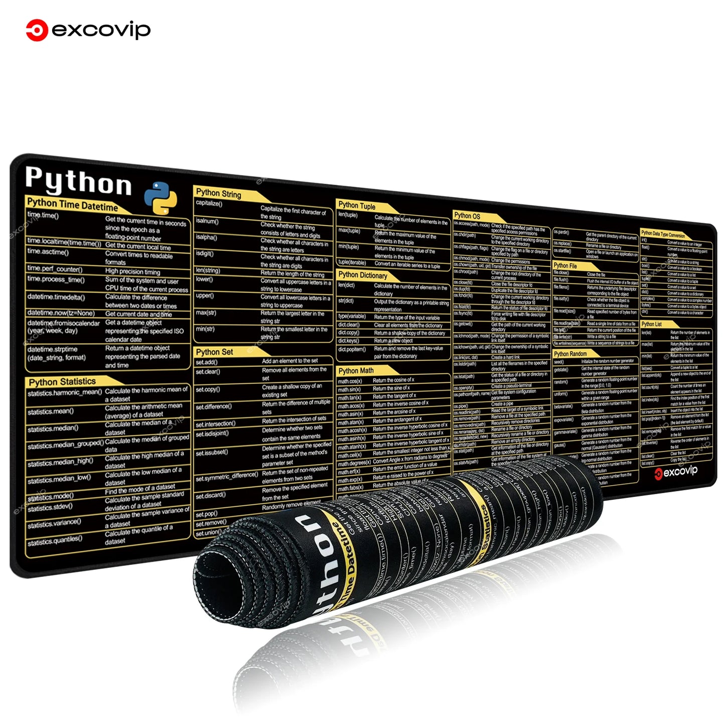 Python Shortcut Mouse Pad